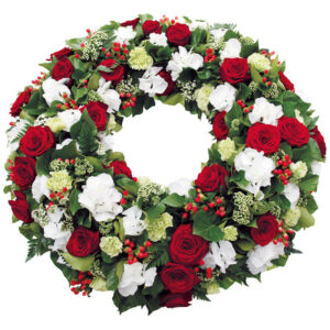 couronne de fleurs
